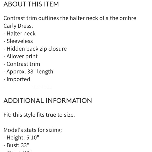 🌻T TAHARI Carly Dress (NWOT) - Picture 2 of 3
